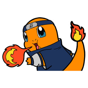 Fireball Jutsu Sticker